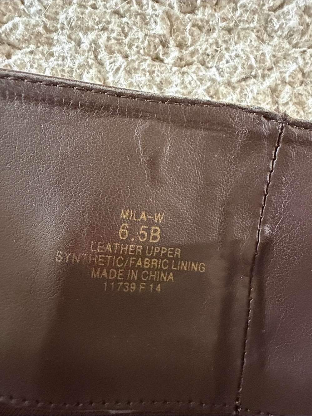 Lauren Ralph Lauren Brown Leather Mika Riding Boots 6.5 - Picture 7 of 10